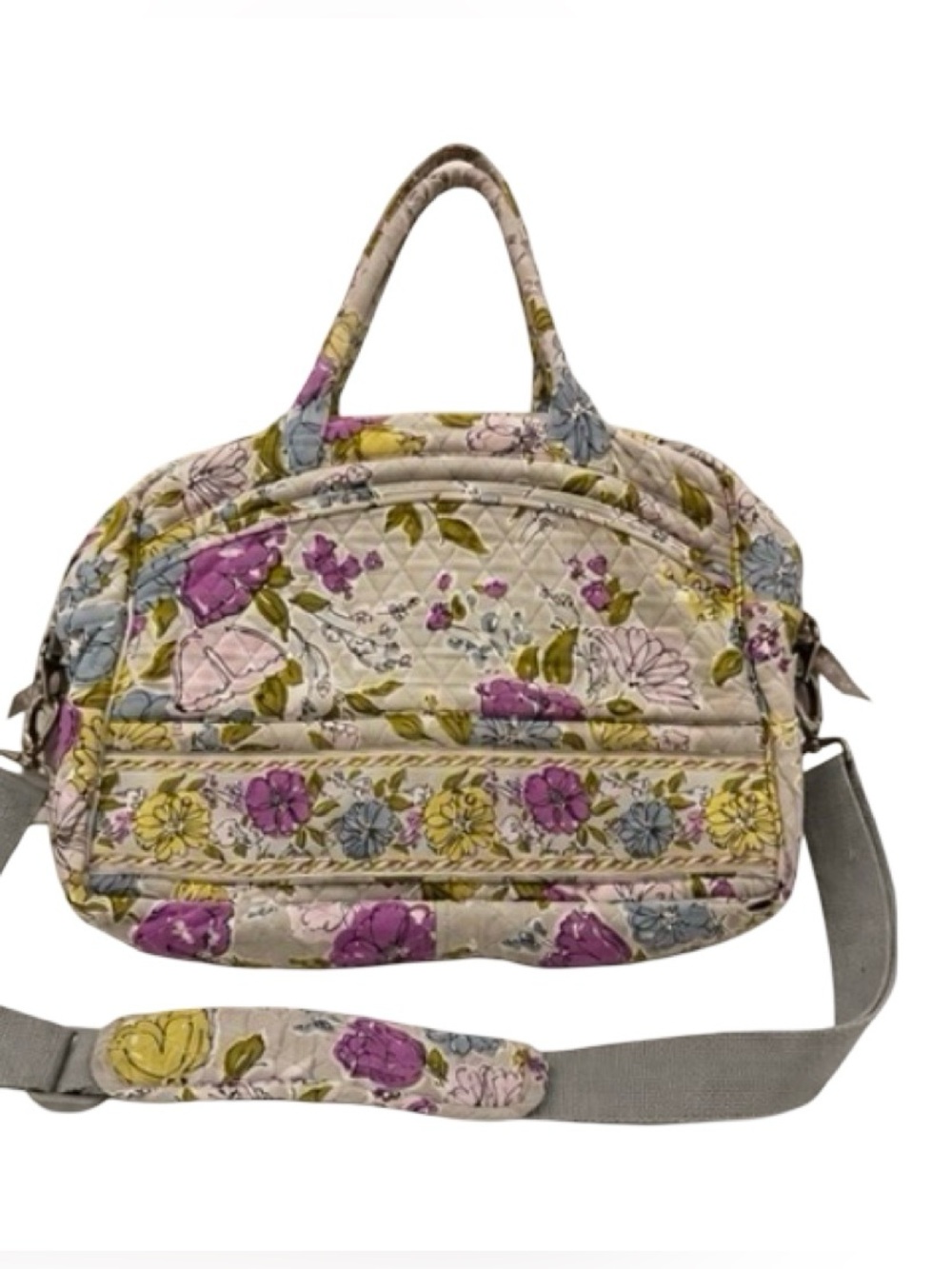 Vera Bradley Quilted Floral Weekender Bag